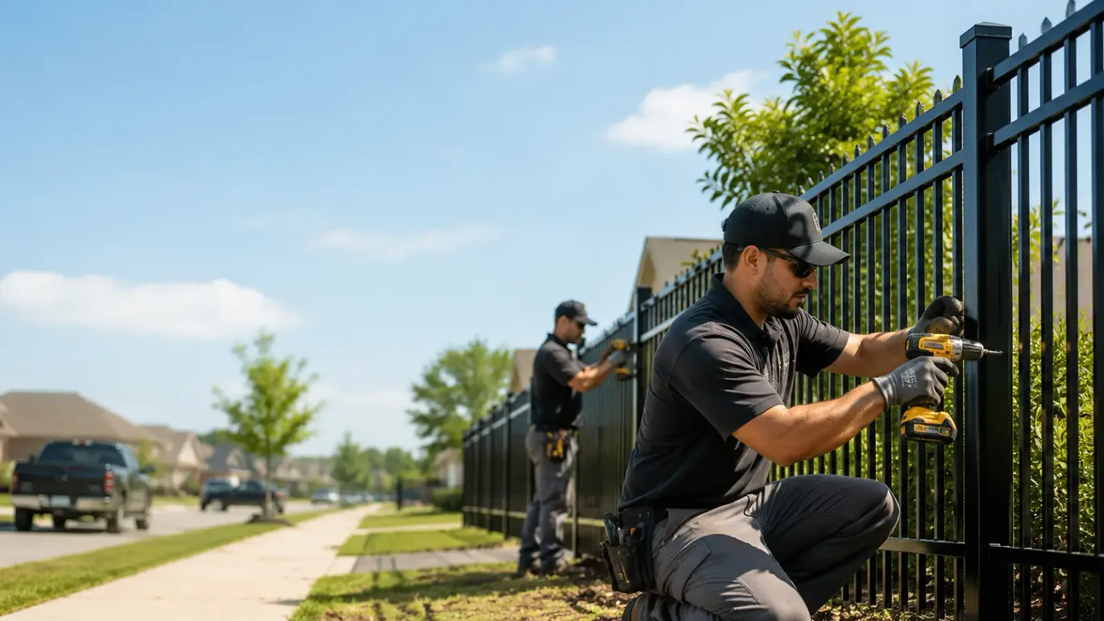 Metal Fence Installation in Darrow, LA